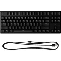 HyperX Alloy Origins Core Gaming Keyboard - Cable Connectivity - USB Type C Interface - RGB LED - English (US) - Black - Mechanical Keyswitch - 5, 4,