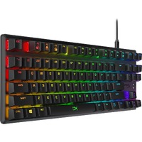 HyperX Alloy Origins Core Rugged Gaming Keyboard - Cable Connectivity - USB Type C Interface - RGB LED - English (US) - Black - Mechanical Keyswitch