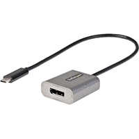 StarTech.com USB C to DisplayPort Adapter, 8K/4K 60Hz USB-C to DisplayPort 1.4 Adapter, DSC, USB Type-C to DP Video Converter, w/12" Cable - USB-C to
