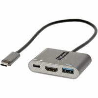StarTech.com USB 3.2 Gen 1 (3.1 Gen 1) Type-C Docking Station for TV/Monitor/Projector/Notebook/Smartphone/Tablet - 100 W - Port