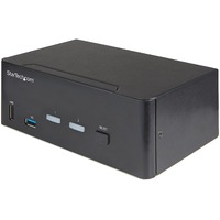 StarTech.com KVM Switchbox - TAA Compliant - 2 Computer(s) - 1 Local User(s) - 3840 x 2160 - 10 x USB - 6 x HDMI - Desktop