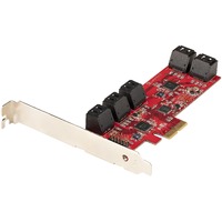 StarTech.com SATA Controller - Serial ATA/600 - PCI Express 2.0 x2 - Plug-in Card - 10 Total SATA Port(s) - 10 SATA Port(s) Internal - PC, Mac, Linux