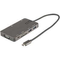 StarTech.com USB C Multiport Adapter, HDMI 4K 30Hz or VGA, 5Gbps USB 3.0 Hub (USB A / USB C Ports), 100W Power Delivery, SD/Micro SD, GbE - USB-C 4K