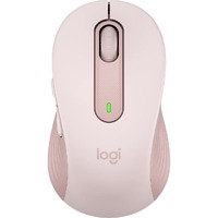 Logitech Signature M650 Mouse - Bluetooth - USB - Optical - 5 Button(s) - 5 Programmable Button(s) - Rose - Wireless - 4000 dpi - Scroll Wheel - Size
