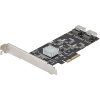 StarTech.com SATA Controller - Serial ATA/600 - PCI Express 2.0 x4 - Plug-in Card - 2 SFF-8087 (36 Pin, Internal Mini-SAS) - 8 Total SATA Port(s) - 8