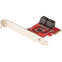 StarTech.com SATA Controller - Serial ATA/600 - PCI Express 3.0 x4 - Plug-in Card - 4 Total SATA Port(s) - 4 SATA Port(s) Internal - PC, Mac, Linux -