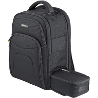 StarTech.com 15.6" Laptop Backpack w/ Removable Accessory Case, Professional IT Tech Backpack for Work/Travel/Commute, Nylon Com