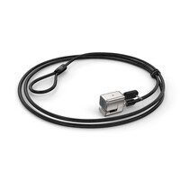 Kensington K68134WW Cable Lock For Notebook - 1.80 m Cable - Keyed Lock - Black, Silver - Carbon Steel - For Notebook