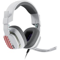 Logitech A10 Wired Over-the-head Stereo Gaming Headset - White - Binaural - Circumaural - 32 Ohm - 20 Hz to 20 kHz - Uni-directional Microphone -
