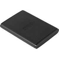 Transcend ESD270C 500 GB Portable Solid State Drive - External - Black - Desktop PC, Notebook Device Supported - USB 3.1 (Gen 2) Type C - 256-bit
