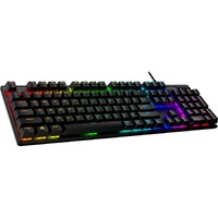 HyperX Gaming Keyboard - Cable Connectivity - LED - English (US) - Black - Mechanical Keyswitch