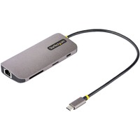 StarTech.com USB C Multiport Adapter, 4K 60Hz HDMI HDR10 Video, 3 Port 5Gbps USB-A Hub, 100W PD Pass-Through, GbE, SD/MicroSD, Mini Dock - USB C to -