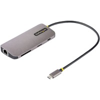StarTech.com USB C Multiport Adapter, 4K 60Hz HDMI HDR10 Video, 3 Port 5Gbps USB-A Hub, 100W PD Pass-Through, GbE, SD/MicroSD, M
