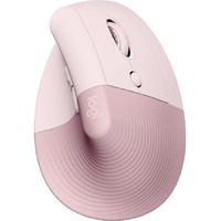 Logitech Lift Mouse - Bluetooth - USB - Optical - 6 Button(s) - Rose - Wireless - 4000 dpi - Scroll Wheel - Small/Medium Hand/Palm Size