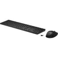 HP 650 Keyboard & Mouse - USB Type A Membrane Wireless RF Keyboard - Keyboard/Keypad Color: Black - USB Type A Wireless RF Mouse - 4000 dpi - Device
