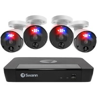 Swann Enforcer 12 Megapixel 8 Channel Night Vision Wired Video Surveillance System 2 TB HDD - Network Video Recorder, Camera - 3840 x 2160 Camera - -