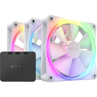 NZXT RF-R12TF-W1 3 pc(s) Cooling Fan - PC - 3 x Fan(s) - 1420.9 L/min Maximum Airflow - 1800 rpm - Fluid Dynamic Bearing - 4-pin PWM - RGB LED - - -