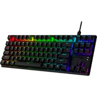 HyperX Alloy Origins Core Gaming Keyboard - Cable Connectivity - USB 2.0 Interface - RGB LED - English (US) - Black - Mechanical Keyswitch - 4, 5, X,