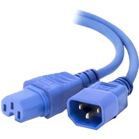 Alogic Standard Power Cord - 1 m - For Switch - IEC 60320 C14 / IEC 60320 C15 - Blue