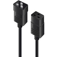 Alogic MF-C19C20-03 Power Extension Cord - 3 m - For Computer, Server, UPS - IEC 60320 C19 / IEC 60320 C20 - 15 A
