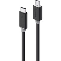 Alogic 1 m Micro-USB/USB-C Data Transfer Cable for Mobile Device, Phone, Tablet, Computer - First End: 1 x USB 2.0 Type C- Male - Second End: 1 x USB