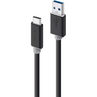 Alogic 2 m USB/USB-C Data Transfer Cable for Mobile Device, Smartphone, Tablet, Computer, Chromebook - First End: 1 x USB 3.1 (Gen 1) Type A Male - 1