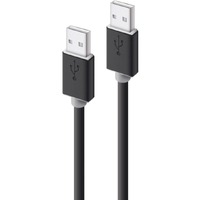 Alogic 3 m USB Data Transfer Cable for Computer - 1 - First End: 1 x USB 2.0 Type A - Male - Second End: 1 x USB 2.0 Type A - Male - 480 Mbit/s - -