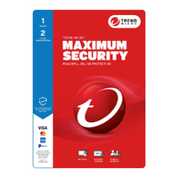 Trend Micro Maximum Security Add-on - Subscription - 1 Device - 2 Year - Licence Card - PC, Mac, Handheld