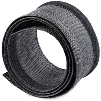 StarTech.com 10ft (3m) Cable Management Sleeve, Braided Mesh Wire Wraps/Floor Cable Covers, Computer Cable Manager/Cord Conceale