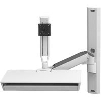 Ergotron CareFit Mounting Arm for Monitor, Mouse, Keyboard, LCD Display, Mount Extension - White - Height Adjustable - 68.6 cm (27") Screen Support -