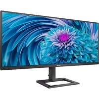 Philips 345E2LE 34" Class UW-QHD LCD Monitor - 21:9 - Textured Black - 34" Viewable - Vertical Alignment (VA) - WLED Backlight - 3440 x 1440 - 16.7 -