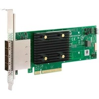 Lenovo 440-16e SAS Controller - 12Gb/s SAS - PCI Express 4.0 x8 - Plug-in Card - JBOD RAID Level - Four external x4 HD Mini-SAS connectors (SFF-8644)