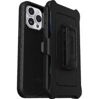 OtterBox Defender Rugged Carrying Case (Holster) Apple iPhone 14 Pro Max Smartphone - Black - Drop Resistant, Dirt Resistant, Scrape Resistant, Bump