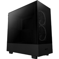 NZXT H5 Elite Gaming Computer Case - ATX Motherboard Supported - Galvanized Cold Rolled Steel (SGCC), Tempered Glass - Black - 3 x Bay(s) - 3 x 120 x