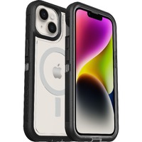 OtterBox Defender Series XT Rugged Carrying Case Apple iPhone 14, iPhone 13 Smartphone - Black Crystal (Clear/Black) - Bump Resistant, Dirt Scrape -