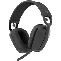 Logitech Zone Vibe 100 Wireless Over-the-ear Stereo Headset - Graphite - Binaural - Ear-cup - 3000 cm - Bluetooth - 20 Hz to 20 kHz - Directional,