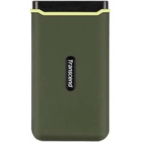 Transcend 1 TB Portable Solid State Drive - External - Military Green - USB 3.2 (Gen 2) Type C