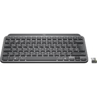 Logitech MX Keys Mini for Business Keyboard - Wireless Connectivity - English (US), Brazilian - Graphite - MX Keyswitch - Bluetooth - 10 m - 79 Key -