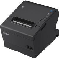 Epson TM-T88VII -612 Desktop Direct Thermal Printer - Monochrome - Receipt Print - Ethernet - USB - USB Host - Serial - With Cutter - Black - 500 - -