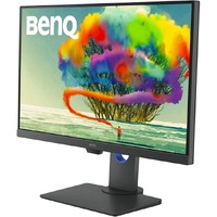BenQ PD2705Q 27" Class WQHD LCD Monitor - 16:9 - Dark Grey - 27" Viewable - In-plane Switching (IPS) Technology - WLED Backlight - 2560 x 1440 - 16.7