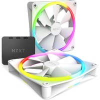 NZXT F140 RGB DUO 2 pc(s) Cooling Fan - 140 mm Maximum Fan Diameter - 2 x Fan(s) - 2399.9 L/min Maximum Airflow - 1800 rpm - Fluid Dynamic Bearing -