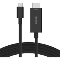 Belkin Connect 2 m HDMI/USB-C A/V Cable for Chromebook, MacBook, PC, Display, Notebook, Tablet, Gaming Console, Projector, Mobile Device - First End: