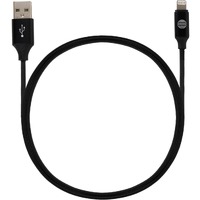 Our Pure Planet 1.20 m Lightning/USB Data Transfer Cable - 1 - First End: 1 x USB 2.0 Type A - Female - 480 Mbit/s - MFI - Black