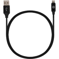 Our Pure Planet 3 m Lightning/USB Data Transfer Cable - First End: 1 x Lightning - Male - Second End: 1 x USB Type A - Male - Black