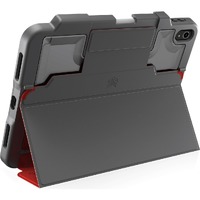 STM Goods Dux Plus Rugged Carrying Case (Folio) for 27.7 cm (10.9") Apple iPad (10th Generation) Tablet - Red - Drop Resistant, Bump Resistant, Water
