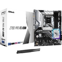 ASRock Z790 PRO RS WIFI Gaming Desktop Motherboard - Intel Z790 Chipset - Socket LGA-1700 - ATX - Core Processor Supported - 128 GB DDR5 SDRAM RAM -