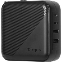 Targus APA109GL AC Adapter - Universal Adapter - USB - USB Type-C - For Notebook Tablet PC Smartphone - 120 V AC 230 V AC Input - Black