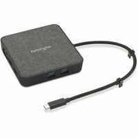 Kensington MD120U4 USB4 Docking Station for Notebook/Tablet/Monitor - 100 W - Black - Portable - 2 Displays Supported - 8K, 4K, 2K - 7680 x 4320, x x