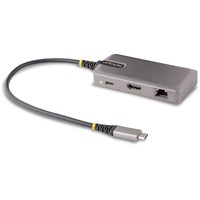 StarTech.com USB-C Multiport Adapter, 4K60Hz HDMI, HDR, 2-Port 5Gbps USB Hub, 100W PD Pass-Through, GbE, Mini Dock, Windows/macOS/ChromeOS - USB C DP