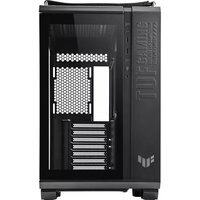 ASUS GT502 Tuf Gaming Case Black Edition MID Tower ATX Case Tempered Glass Panel Support 360mm Cooler supports ATX PSUs up to 200mm. graphics card up 